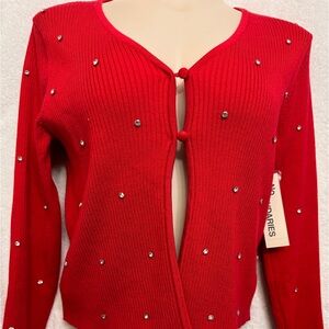 Women’s cardigan, sweater, size medium brand, new with tags